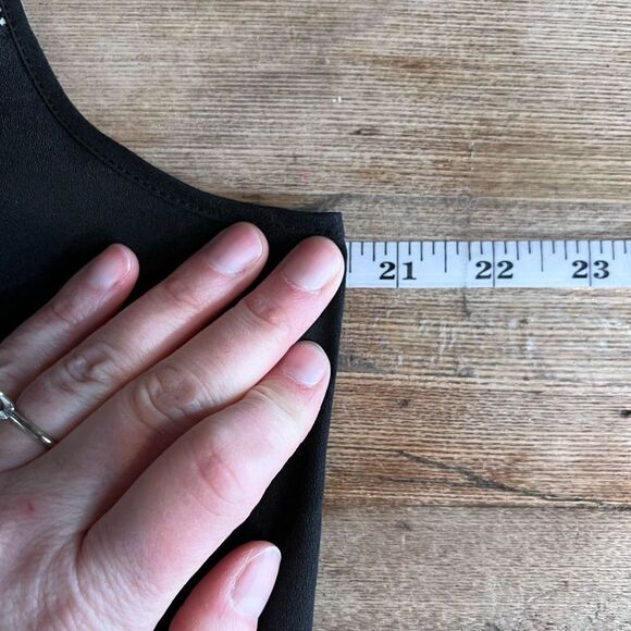 NWT DKNY Mixed-Media Midi Dress medium Lace Colorblock black white party - Picture 16 of 16